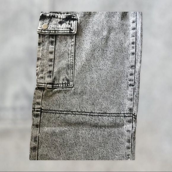 BP. BE PROUD Gender Inclusive Denim Cargo Pants Sizes S, XS - Picture 4 of 8